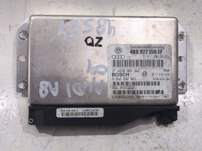 Recambio de centralita cambio automatico para audi a8 d2 (4d2, 4d8) 3.3 tdi quattro referencia OEM IAM 4D0927156EF  