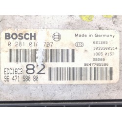 Recambio de centralita inyeccion para peugeot 206 (1998) 1.4 hdi eco 70 referencia OEM IAM 9647158080  