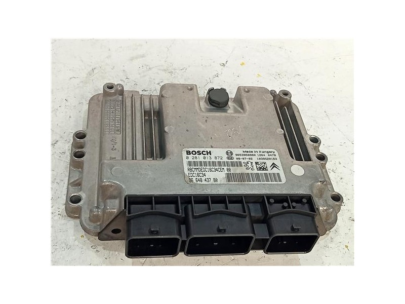 Recambio de centralita inyeccion para peugeot 308 (2007) 1.6 confort [1,6 ltr. - 80 kw hdi fap cat (9hz / dv6ted4)] referencia O