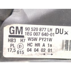 Recambio de faro delantero izquierdo para opel astra g hatchback (t98) 1.6 (f08, f48) referencia OEM IAM 148437  