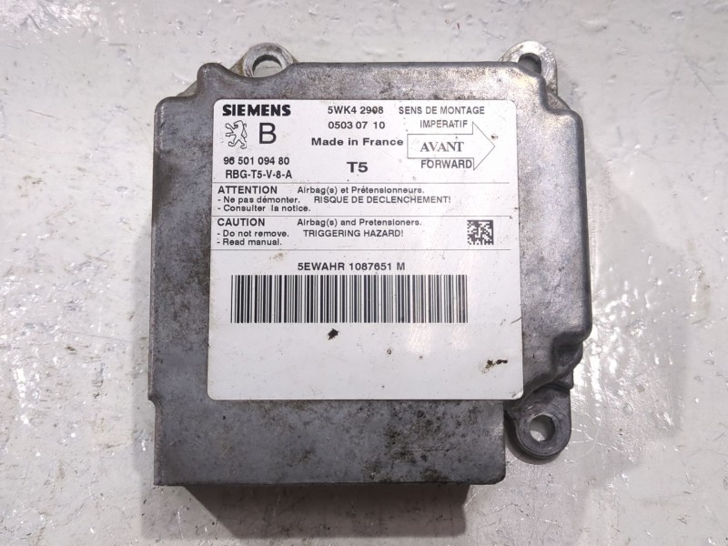 Recambio de centralita airbag para peugeot 307 (3a/c) 2.0 hdi 90 referencia OEM IAM 5WK42908  