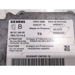Recambio de centralita airbag para peugeot 307 (3a/c) 2.0 hdi 90 referencia OEM IAM 5WK42908  