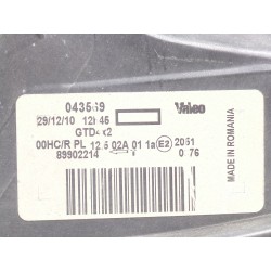 Recambio de faro delantero izquierdo para nissan kubistar furgoneta (x76) 1.5 dci referencia OEM IAM 89902214  