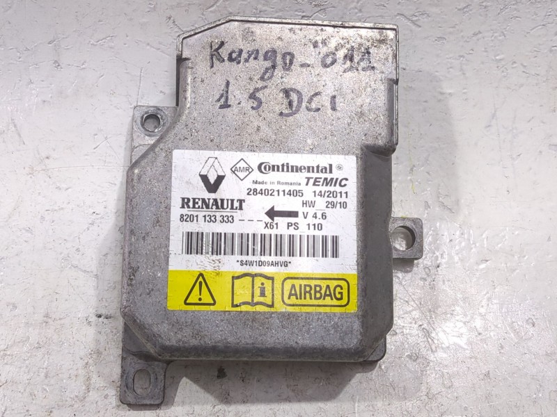 Recambio de centralita airbag para renault kangoo ii (f/kw0)(2008) 1.5 dci (kw0a) referencia OEM IAM 2840211405  