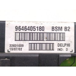 Recambio de caja reles / fusibles para peugeot 307 (3a/c) 2.0 hdi 90 referencia OEM IAM 9646405180  