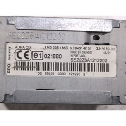 Recambio de sistema audio / radio cd para seat leon (1m1) 1.9 tdi referencia OEM IAM 1M0035186D  