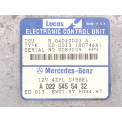 Recambio de centralita inyeccion para mercedes-benz clase e (w210) e 220 d (210.004) referencia OEM IAM A0225455432  