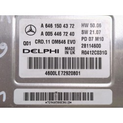 Recambio de centralita inyeccion para mercedes-benz clase c (w204) c 220 cdi (204.008) referencia OEM IAM A6461504372  