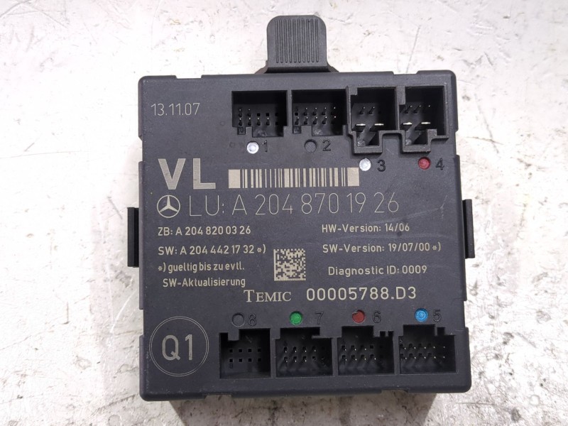 Recambio de modulo electronico para mercedes-benz clase c (w204) c 220 cdi (204.008) referencia OEM IAM A2048701926  