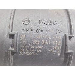 Recambio de caudalimetro para chevrolet cruze a17dts referencia OEM IAM 0281002940 55561912  