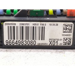 Recambio de caja reles / fusibles para peugeot 207/207+ (wa_, wc_) 1.4 hdi referencia OEM IAM 9664983080  