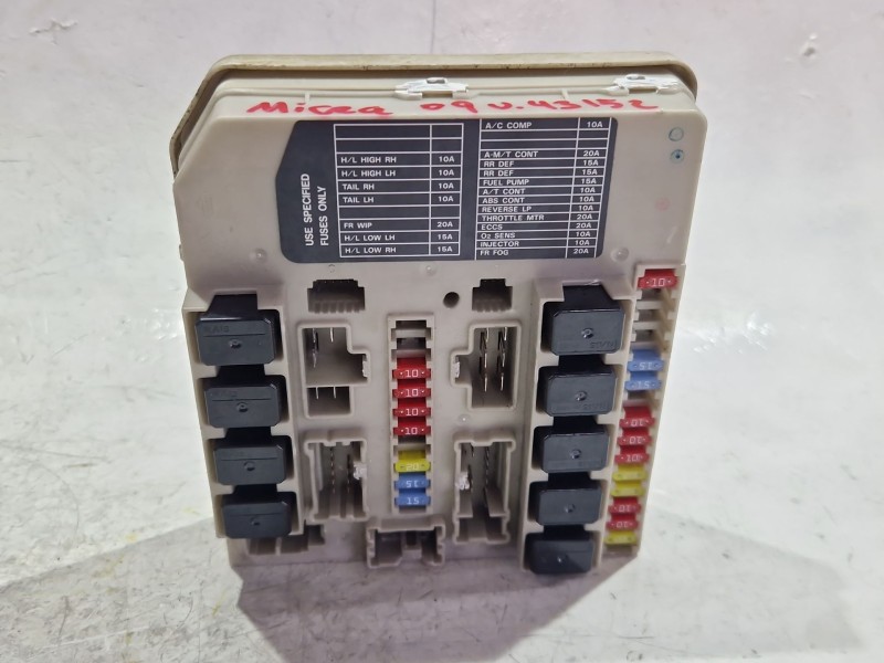 Recambio de caja reles / fusibles para nissan micra (k12e)(11.2002) 1.5 dci referencia OEM IAM 284B7AX62A  
