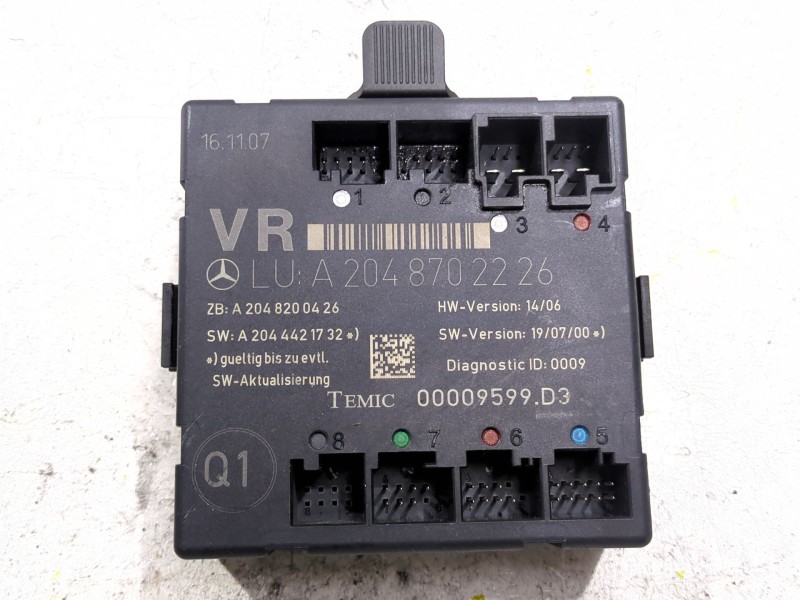 Recambio de modulo electronico para mercedes-benz clase c (w204) c 220 cdi (204.008) referencia OEM IAM A2048702226  