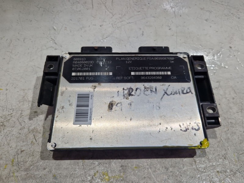 Recambio de centralita inyeccion para citroën xsara berlina (1997) 1.6 i referencia OEM IAM 9643294980  