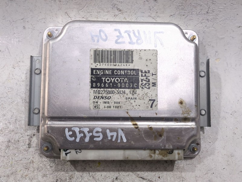 Recambio de centralita inyeccion para toyota yaris (ncp1/nlp1/scp1)(1999) 1.3 referencia OEM IAM 896610D07C  