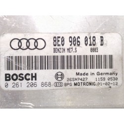 Recambio de centralita inyeccion para audi a4 b6 (8e2) 2.5 tdi quattro referencia OEM IAM 8E0906018B  