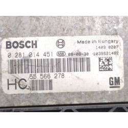 Recambio de centralita inyeccion para opel astra h gtc (a04) 1.9 cdti (l08) referencia OEM IAM 0281014451  