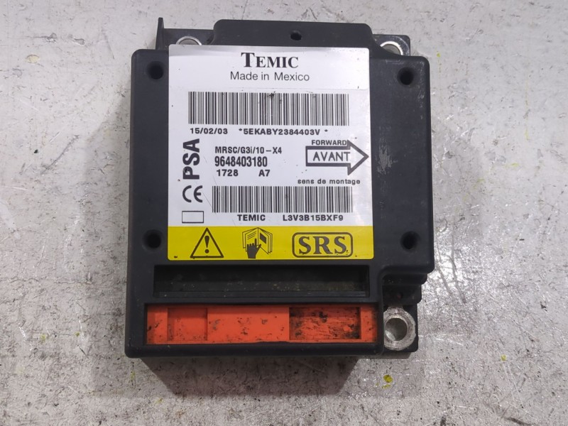 Recambio de centralita airbag para citroën c5 berlina hdi (dcrhzb, dcrhze) referencia OEM IAM 9648403180  