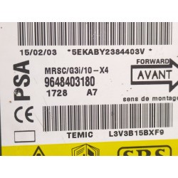 Recambio de centralita airbag para citroën c5 berlina hdi (dcrhzb, dcrhze) referencia OEM IAM 9648403180  