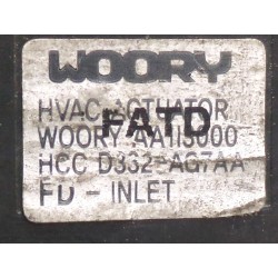 Recambio de motor trampilla calefaccion para hyundai i30 (fd)(06.2007) 1.6 crdi referencia OEM IAM D332AG7AA  