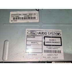 Recambio de sistema audio / radio cd para ford mondeo iv 2.5 referencia OEM IAM 7S7T18C939BE  