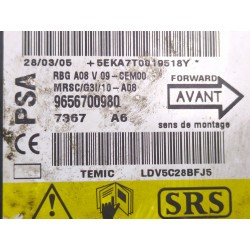Recambio de centralita airbag para peugeot 1007 (km_) 1.4 hdi referencia OEM IAM 9656700980  