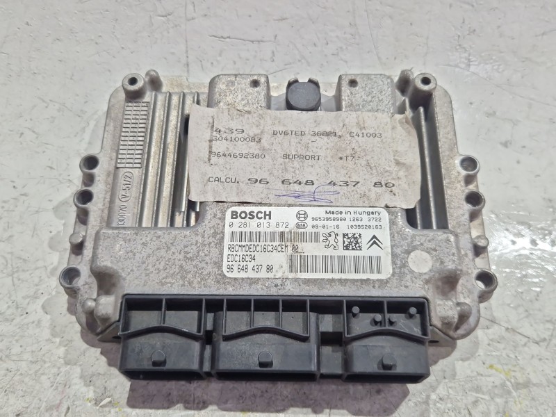 Recambio de centralita inyeccion para peugeot 308 i (4a_, 4c_) 1.6 hdi referencia OEM IAM 0281013872  