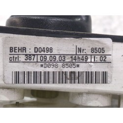 Recambio de mando climatizador para nissan kubistar furgoneta (x76) 1.5 dci referencia OEM IAM D0498  