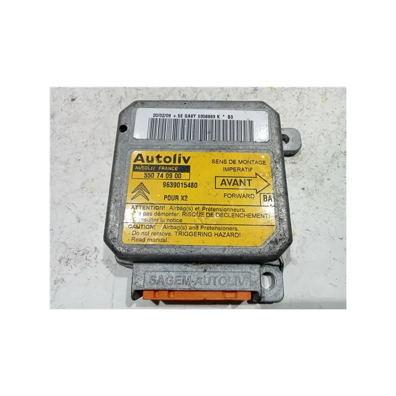Recambio de centralita airbag para citroën xantia berlina (1998) 2.0 hdi 90 referencia OEM IAM 550740900  