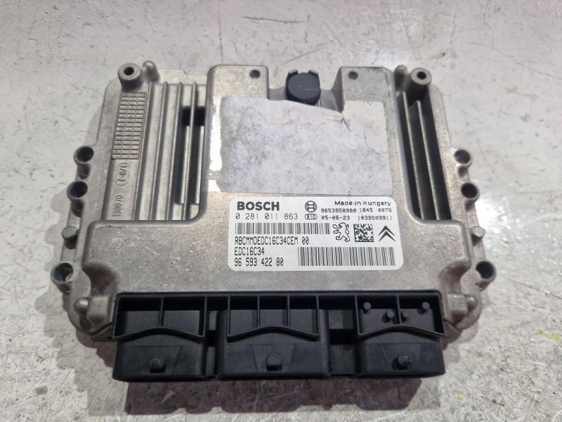 Recambio de centralita inyeccion para peugeot 307 (3a/c) 1.6 hdi referencia OEM IAM 0281011863  