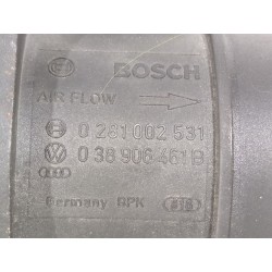 Recambio de caudalimetro para volkswagen golf v (1k1) 1.9 tdi referencia OEM IAM 0281002531  