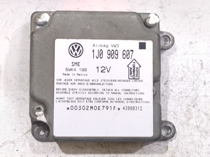 Recambio de centralita airbag para volkswagen passat berlina (3b2)(1996) 1.9 tdi referencia OEM IAM 1J0909607  