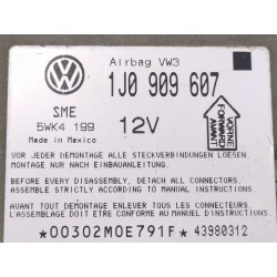 Recambio de centralita airbag para volkswagen passat berlina (3b2)(1996) 1.9 tdi referencia OEM IAM 1J0909607  