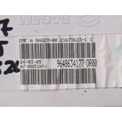 Recambio de pantalla multifuncion para peugeot 1007 (km_) 1.4 hdi referencia OEM IAM 9648634177  