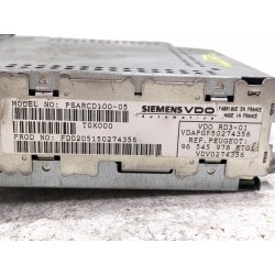 Recambio de sistema audio / radio cd para peugeot 1007 (km_) 1.4 hdi referencia OEM IAM 96545978  