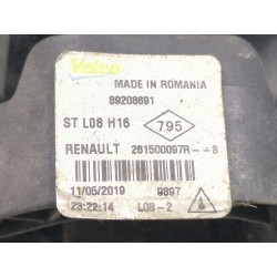 Recambio de faro antiniebla derecho para dacia sandero ii (10.2012) 999 referencia OEM IAM 89208691  