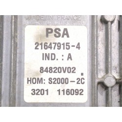 Recambio de centralita inyeccion para citroën xsara berlina (1997) 1.4 i referencia OEM IAM 9647498080  