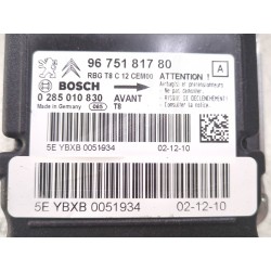 Recambio de centralita airbag para peugeot 5008 (0u_, 0e_) 1.6 hdi referencia OEM IAM 9675181780  