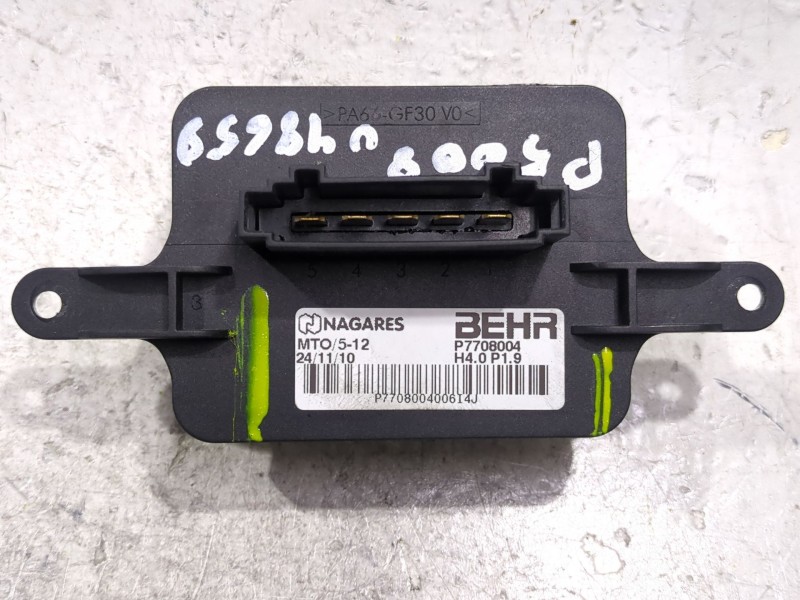 Recambio de resistencia calefaccion para peugeot 5008 (0u_, 0e_) 1.6 hdi referencia OEM IAM P7708004  
