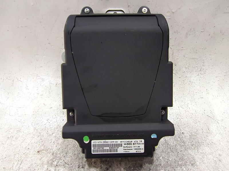 Recambio de pantalla multifuncion para peugeot 5008 (0u_, 0e_) 1.6 hdi referencia OEM IAM 96665877ZD  