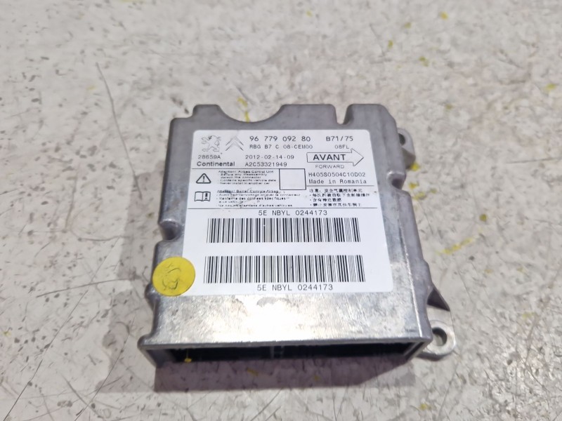 Recambio de centralita airbag para citroën c4 (b7) hdi 90 referencia OEM IAM 9677909280  