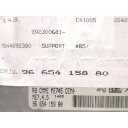 Recambio de centralita inyeccion para citroën c4 i (lc_) 1.6 16v referencia OEM IAM 9665415880  