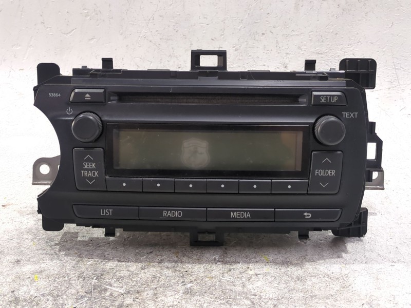 Recambio de sistema audio / radio cd para toyota yaris (_p13_) 1.0 (ksp130_) referencia OEM IAM 861200D640  