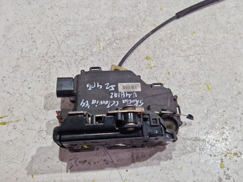 Recambio de cerradura puerta lateral izquierda para skoda octavia i (1u2) 1.9 tdi referencia OEM IAM 15QC3B1837015Q  