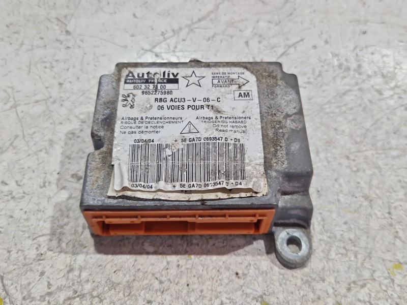 Recambio de centralita airbag para peugeot 206 hatchback (2a/c) 1.4 hdi eco 70 referencia OEM IAM 9652275980  