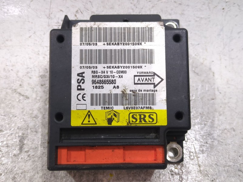 Recambio de centralita airbag para citroën c5 berlina (2001) 2.0 hdi referencia OEM IAM 9648665580  