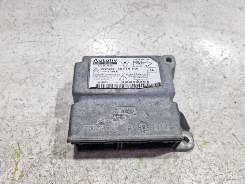 Recambio de centralita airbag para citroën c5 iii (rd_) 2.0 hdi (rdrhda) referencia OEM IAM 9665558180  