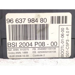 Recambio de bsi para citroën c4 i (lc_) 1.6 16v referencia OEM IAM 9663798480  