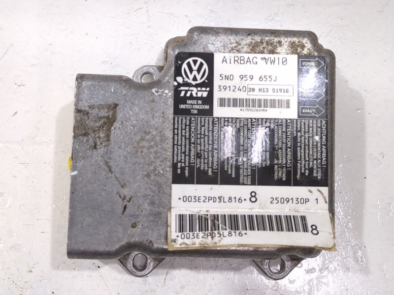 Recambio de centralita airbag para seat leon (1p1)(05.2005) tdi 16v referencia OEM IAM 5N0959655J  