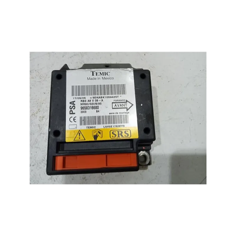 Recambio de centralita airbag para citroën c3 (2002) hdi referencia OEM IAM 9658316680  